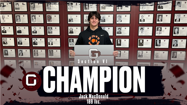 Section VI Champion - Jack MacDonald